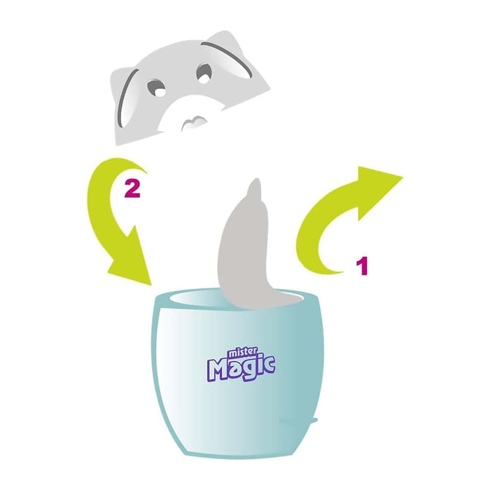 Ovetto Assorbiodori Frigo, 3 Mesi di Durata, Mantiene Inalterato l'Odore dei Cibi, Aceto, Mister Magic