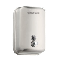 Dispenser di sapone liquido verticale a parete in acciaio capacità 0,5 lt