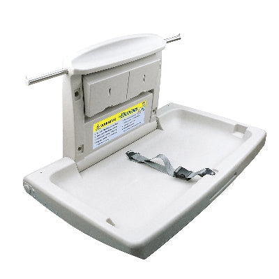 Fasciatoio orizzontale per bambini richiudibile HDPE Bianco/