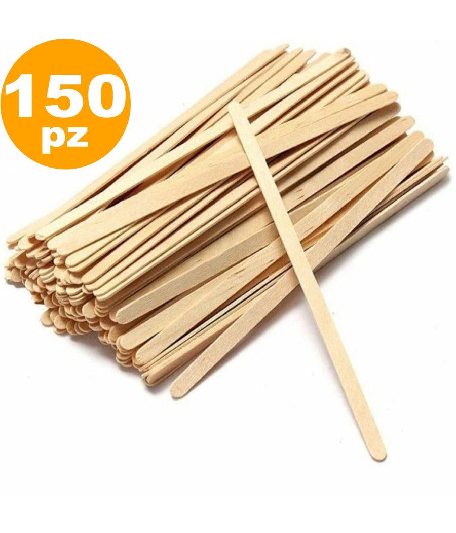 150 Pezzi Palette Stecchette Palettine Monouso Incartate Per Caffè Distributore         