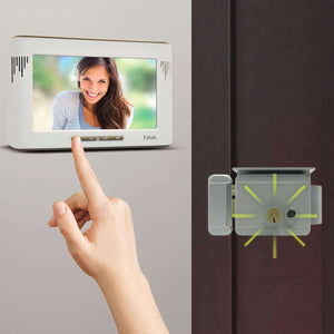 Serratura elettrica universale 8–12 V Extel 150011 – Apertura destra/sinistra con pulsante interno di sblocco