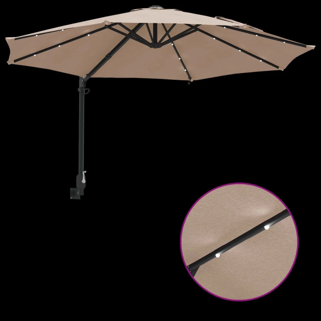 Ombrello da giardino Talpa 248 x 248 x 148 cm 42003246