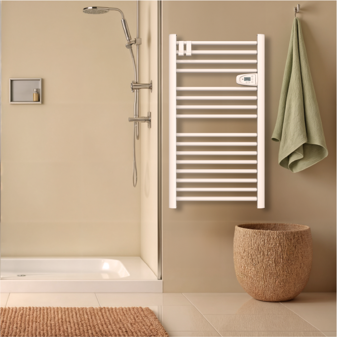 Scaldasalviette elettrico Besther HESTIA 500W senza fluido, H.98 x L.54 cm