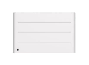 Radiatore elettrico fisso ad inerzia ceramica a secco 1500W TANIN orizzontale bianco