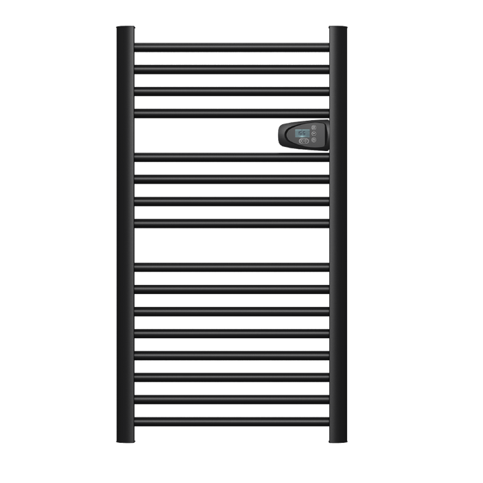 Scaldasalviette elettrico senza liquidi 500W H.98xL54cm HESTIA nero