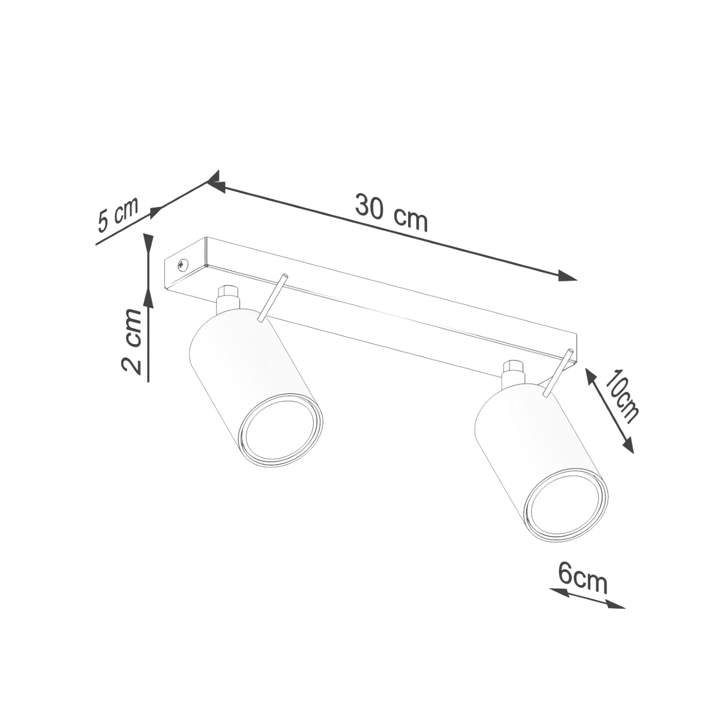 Lampada moderna in acciaio verde oliva Bittersweet Shimmer Ring a 2 luci IP20