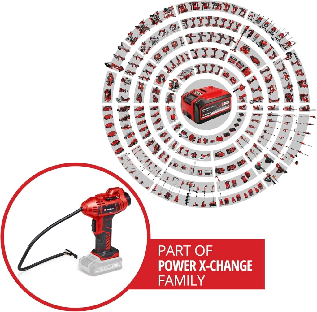 Compressore Portatile Batteria Cecc 18LI Einhell Volt 18 Xchange Solo Corpo