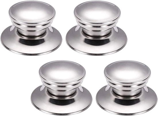 Set di maniglie di riserva per pentole - acciaio inossidabile - maniglia di coperchio - impugnatura di maniglia universale - pentola da cucina