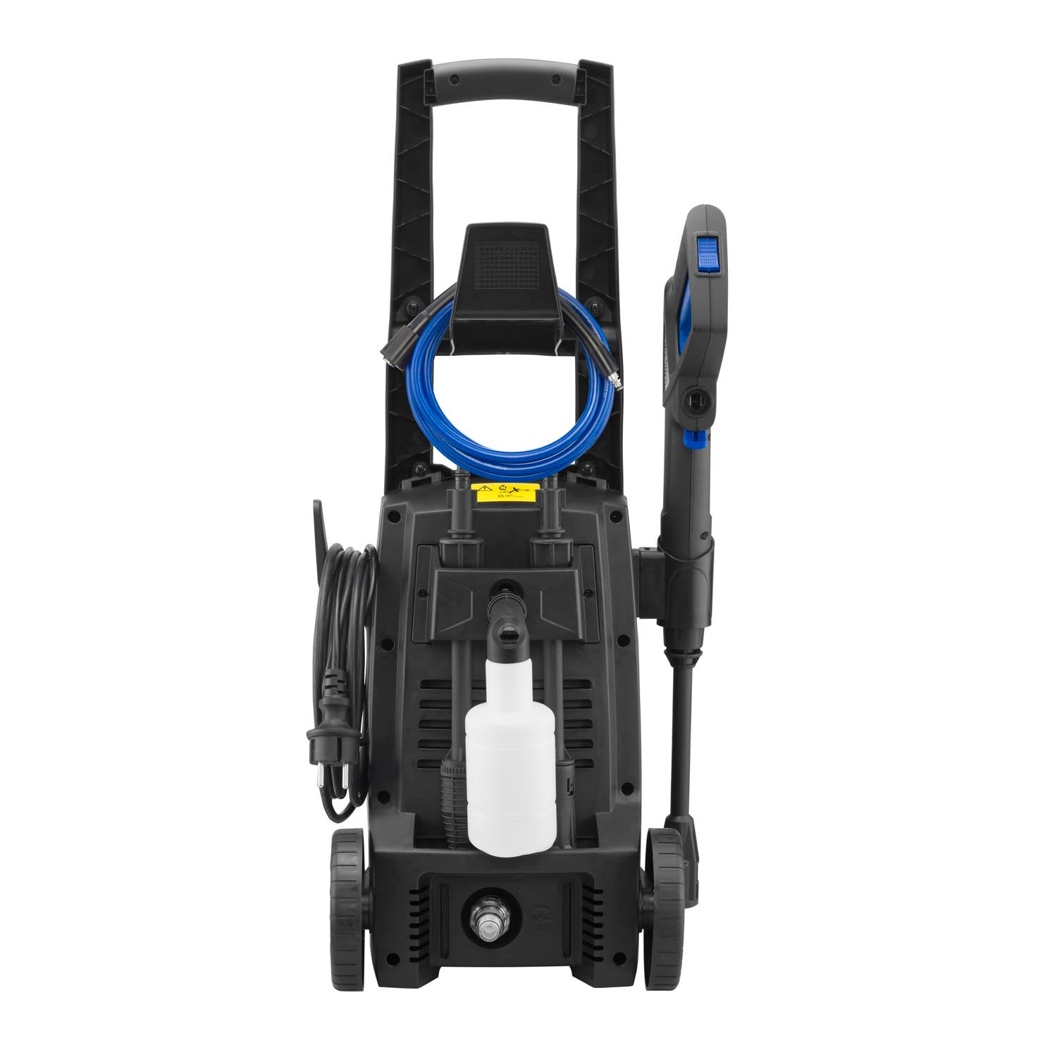 AR Blue Clean Idropulitrice e-1600P, ad Alta Pressione, ad Acqua Fredda, per Auto ed Esterni Casa, con Lavapavimenti e Spazzola Fissa, di Annovi Reverberi (1600 W, 125 bar, 420 l/h)