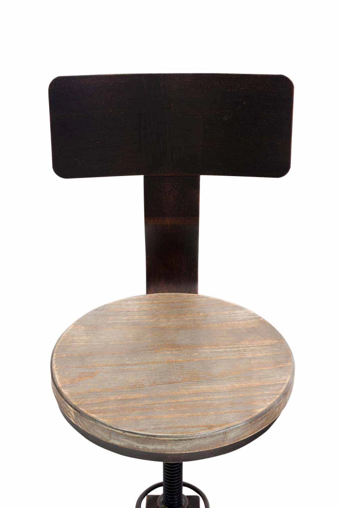 Sgabello Bar Industriale ELKO bronzo