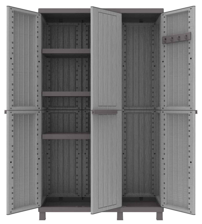 armadio terry "cwood" 3 ante cm 102x39x170h tre ripiani 102a cod:ferx.15029