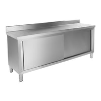 Base cucina 200x60 cm con bordo inox 14_0002489