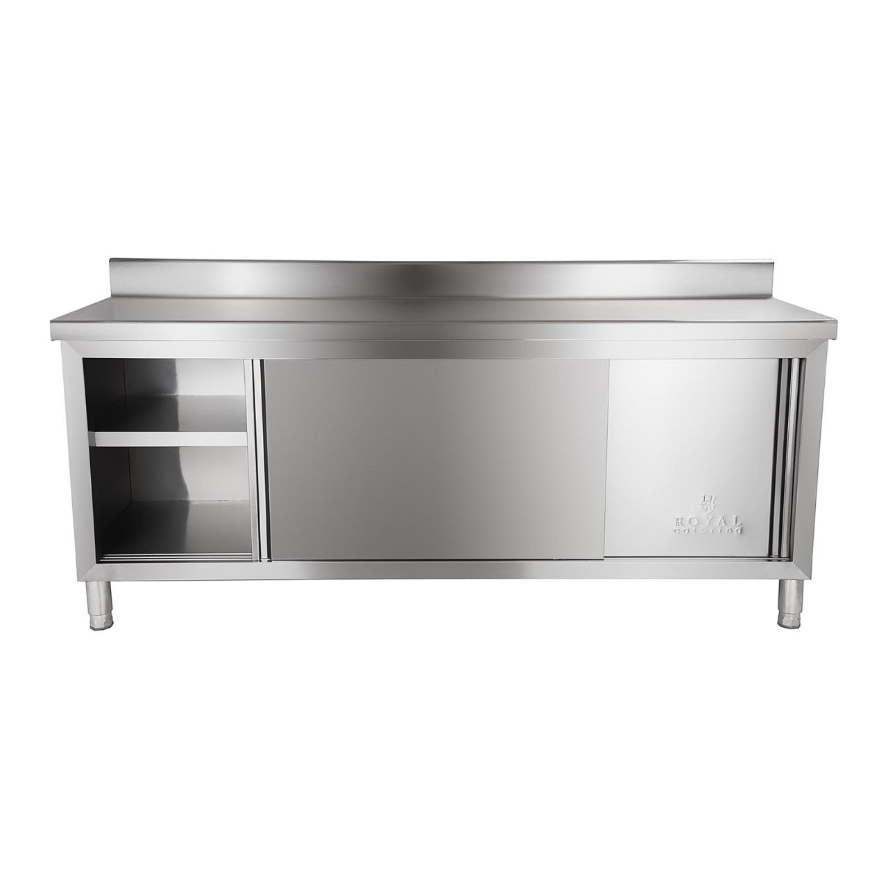 Base cucina 200x60 cm con bordo inox 14_0002489