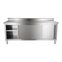 Base cucina 200x60 cm con bordo inox 14_0002489