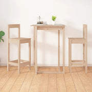 Sedie da Bar 2 pz 40x41,5x112 cm in Legno Massello di Pino 822142