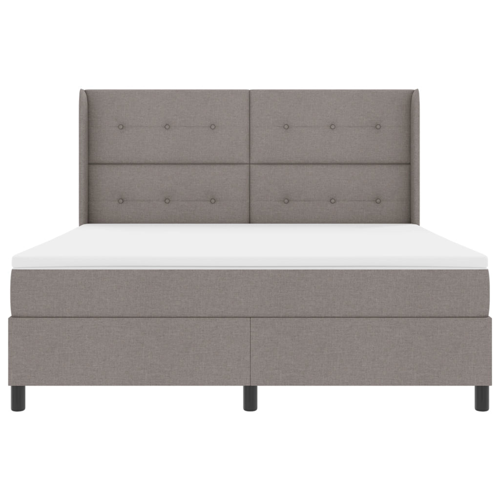 Letto con Reticolo e Materasso Tortora 180x200 cm