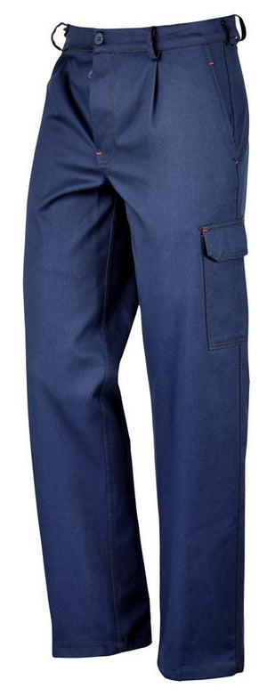 pantalone "super cargo" multitasche blu tg.48 cod:ferx.15039