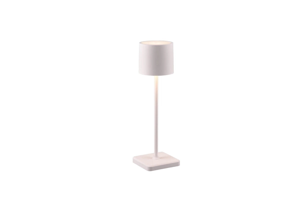 Lampada portatile da esterno Fernandez bianca LED IP54
