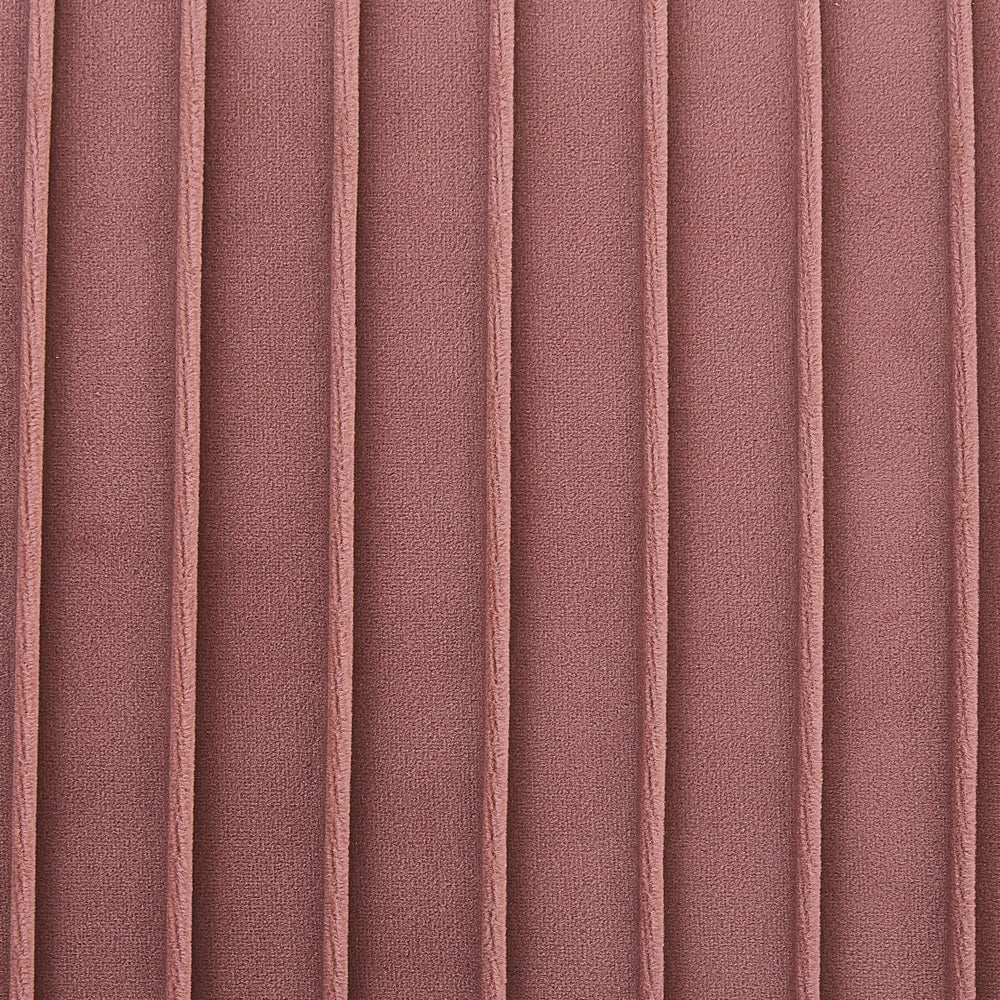 Panca Velluto Rosa Imbottito Gambe In Metallo dorato 118 cm Glamour Soggiorno Camera Da Letto Corridoio