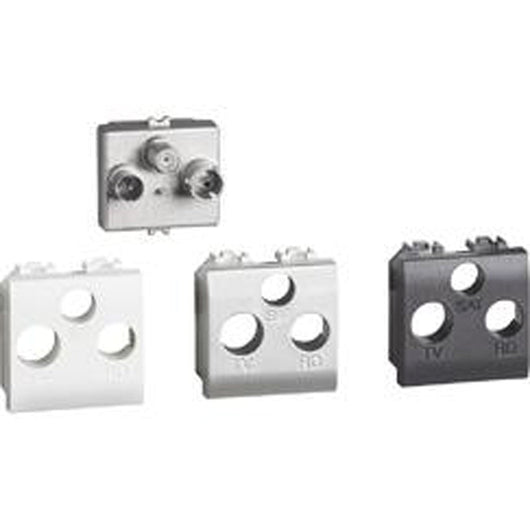 Living Light - Presa TV-R-SAT 2 moduli - LN4210M2D