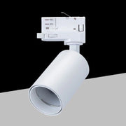Trade Shop - Porta Faretto Lampadina Attacco Gu10 Per Binario Trifase Orientabile Faro Proiettore Gd18a - Bianco