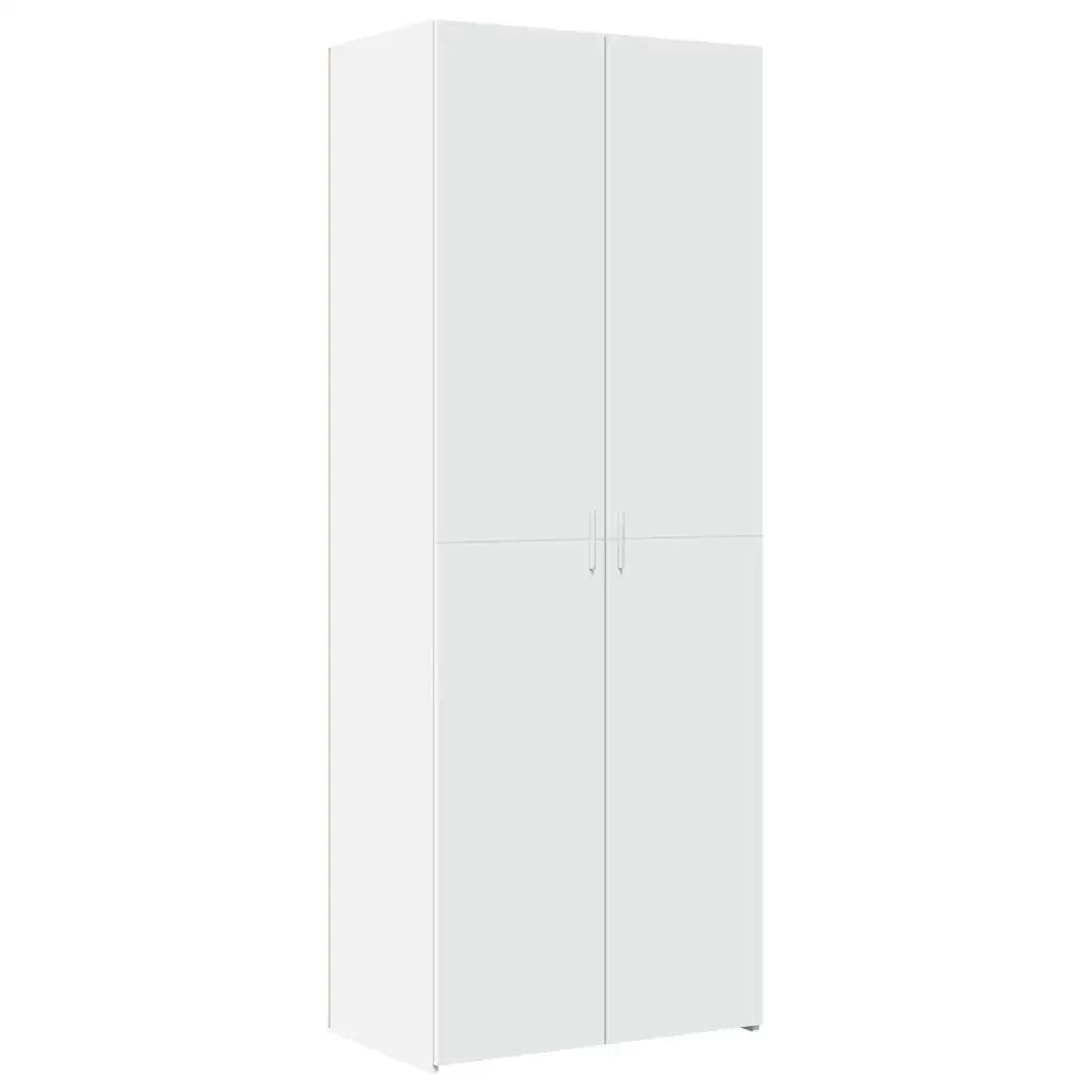Mobile Portaoggetti Bianco 70x42,5x225 cm in Truciolato
