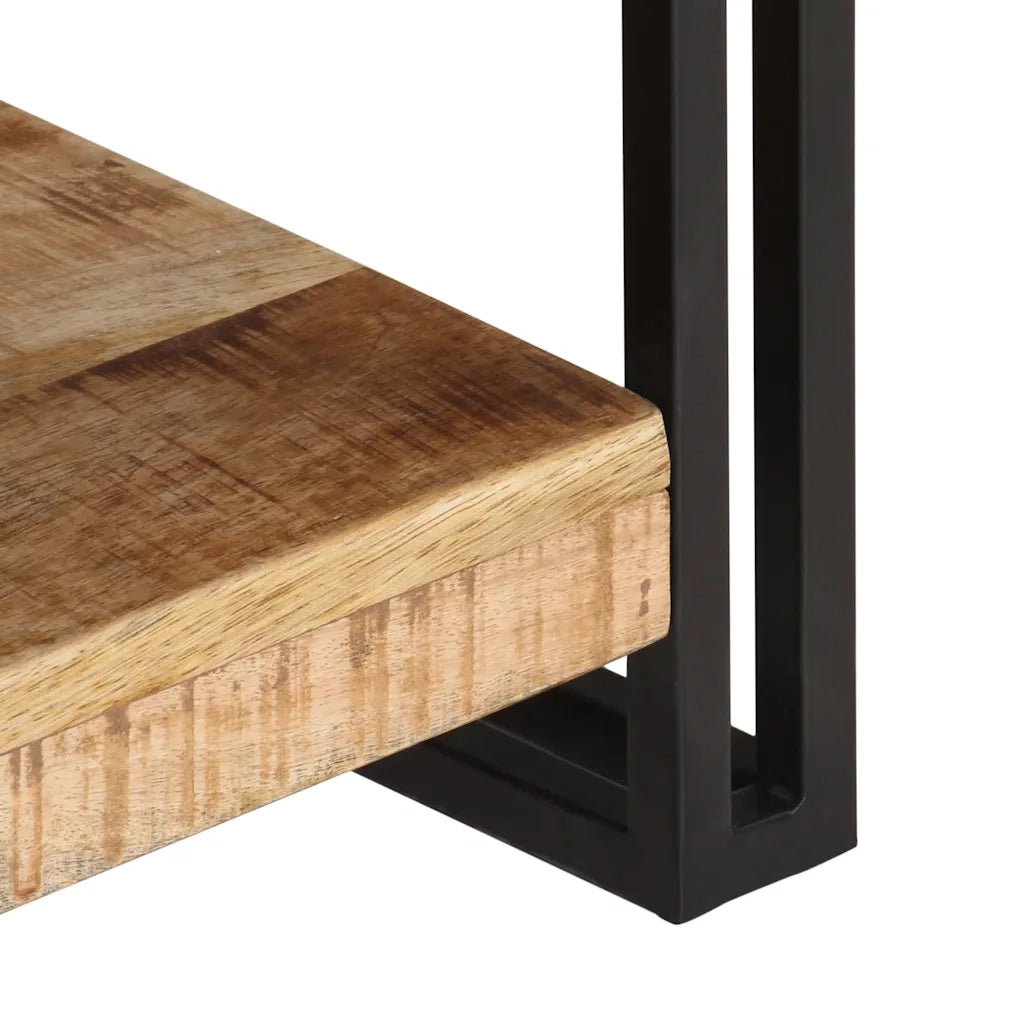 Mobile Porta TV-Credenza TV 120x30x40 cm in Legno di Mango Grezzo