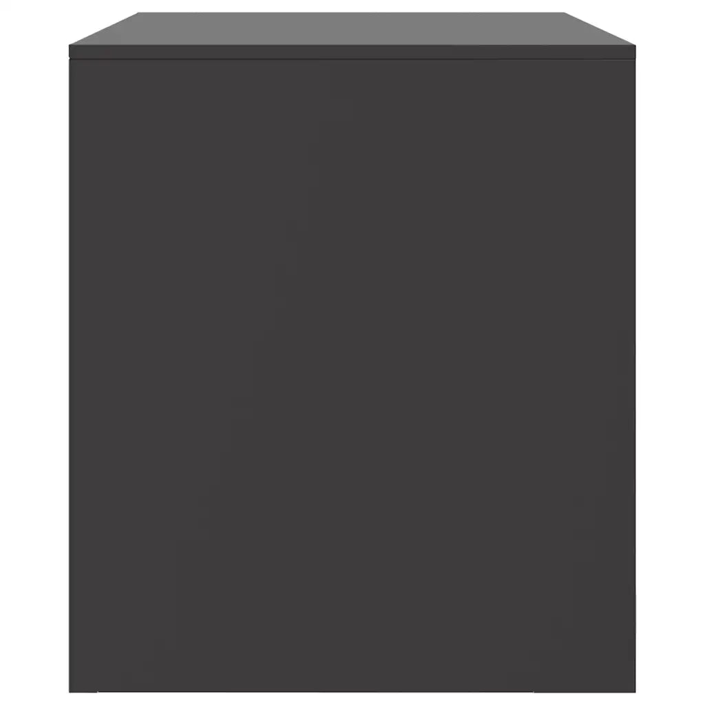 Mobili TV 2 pz Neri 67x39x44 cm in Acciaio
