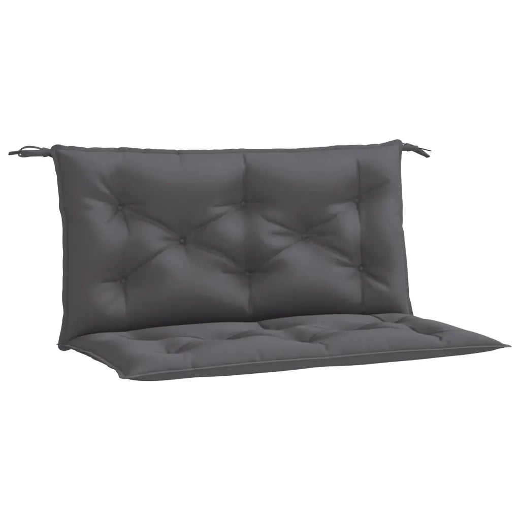 Cuscini Panca Giardino 2pz-Cuscini per panchina da esterno Antracite 100x50x7cm Tessuto Oxford