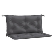 Cuscini Panca Giardino 2pz-Cuscini per panchina da esterno Antracite 100x50x7cm Tessuto Oxford