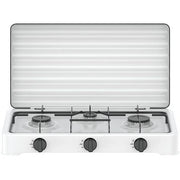 FORNELLO GAS FLAME 3 DOMUS  ACCIAIO VERNICIATO BRUCIATORE 3 KW 5,4