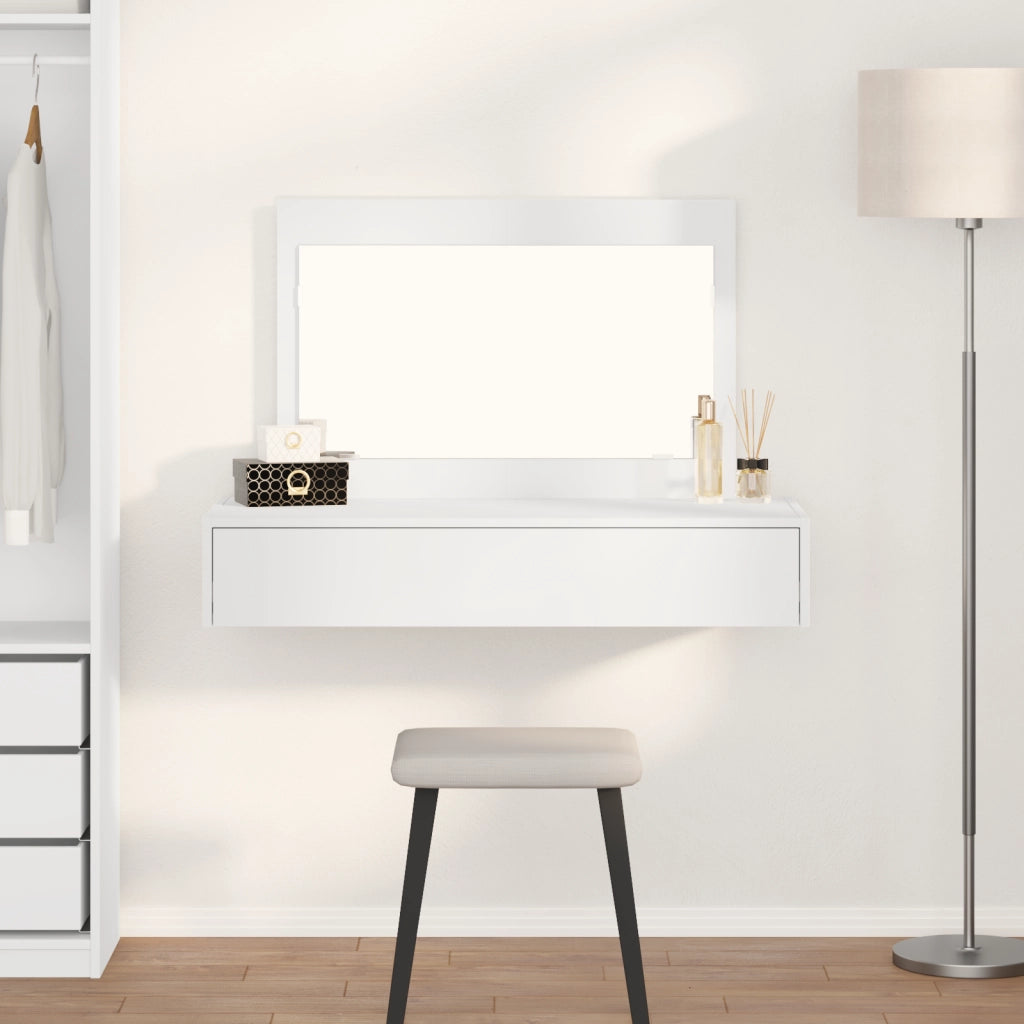 Toeletta a Muro Bianca 100x40x70 cm