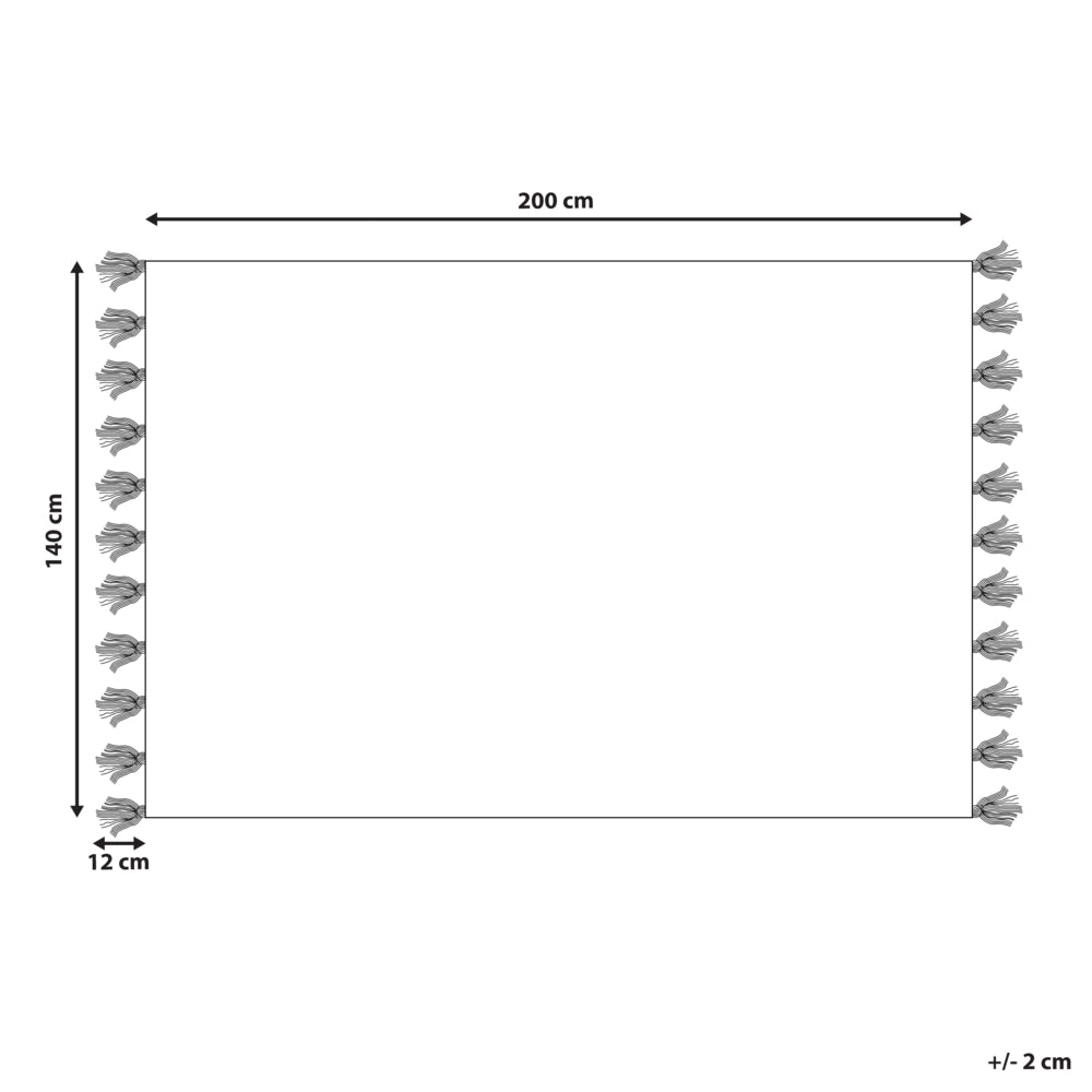 Tappeto rosso 140 x 200 cm cotone disegno geometrico soggiorno camera da letto