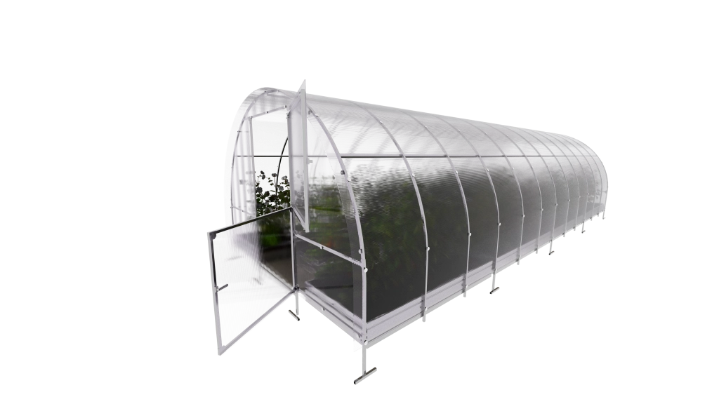 Serra da giardino KLASIKA EASY 3 x 8 m (24 m²), 4 mm con rivestimento in policarbonato