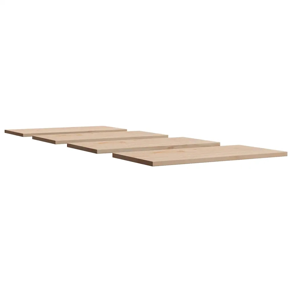 Piani Tavolo | Superficie Tavolo | Piano Scrivania 4 pz 90x45x1,7 cm Rettangolare Legno Massello Pino
