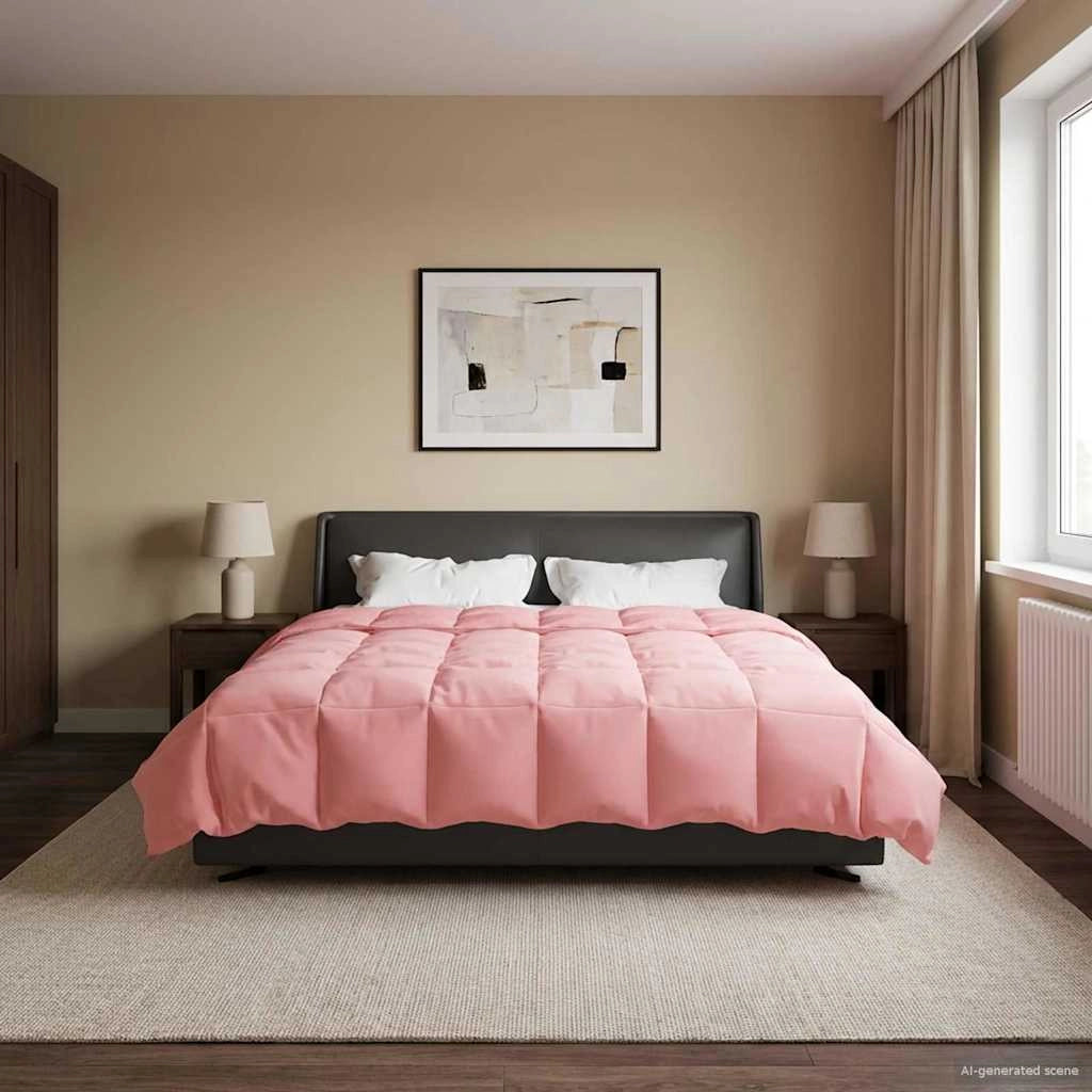Duvet Invernale 220 x 260 cm Inverno Rosa Traspirante 42026119