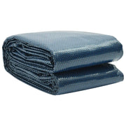 Pellicola Galleggiante Solare PE per Piscina 356 cm Nero e Blu cod mxl 57730