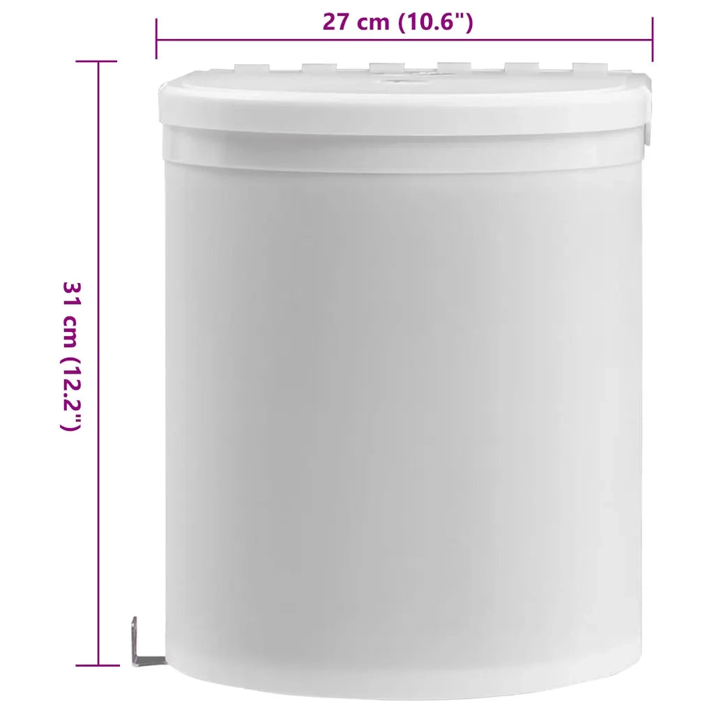 Pattumiera da Incasso per Cucina in Plastica 12 L CFW4648907