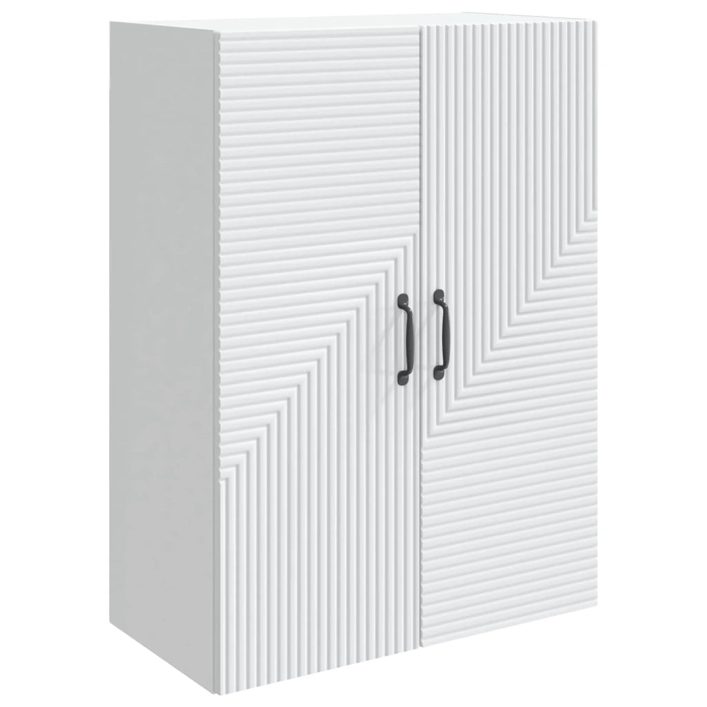 Mobiletto a muro Bianco 66 x 34,5 x 90 cm Legno ingegnerizzato 898565