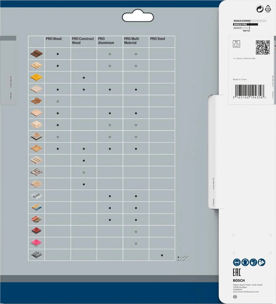 Bosch 2 608 640 644 Optiline Lama per Seghe, 60 denti