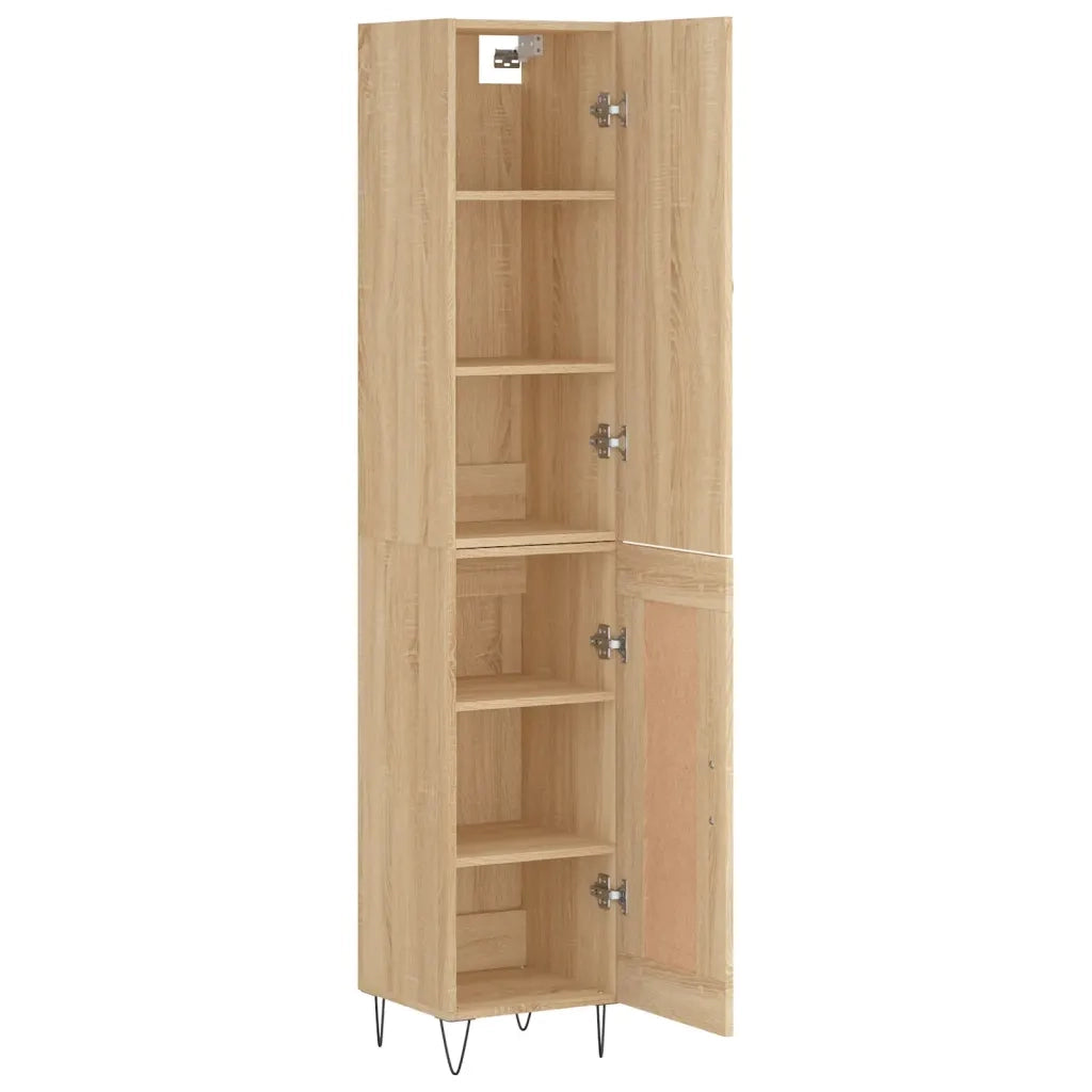 Credenza Rovere Sonoma 34,5x34x180 cm in Legno Multistrato 3199140