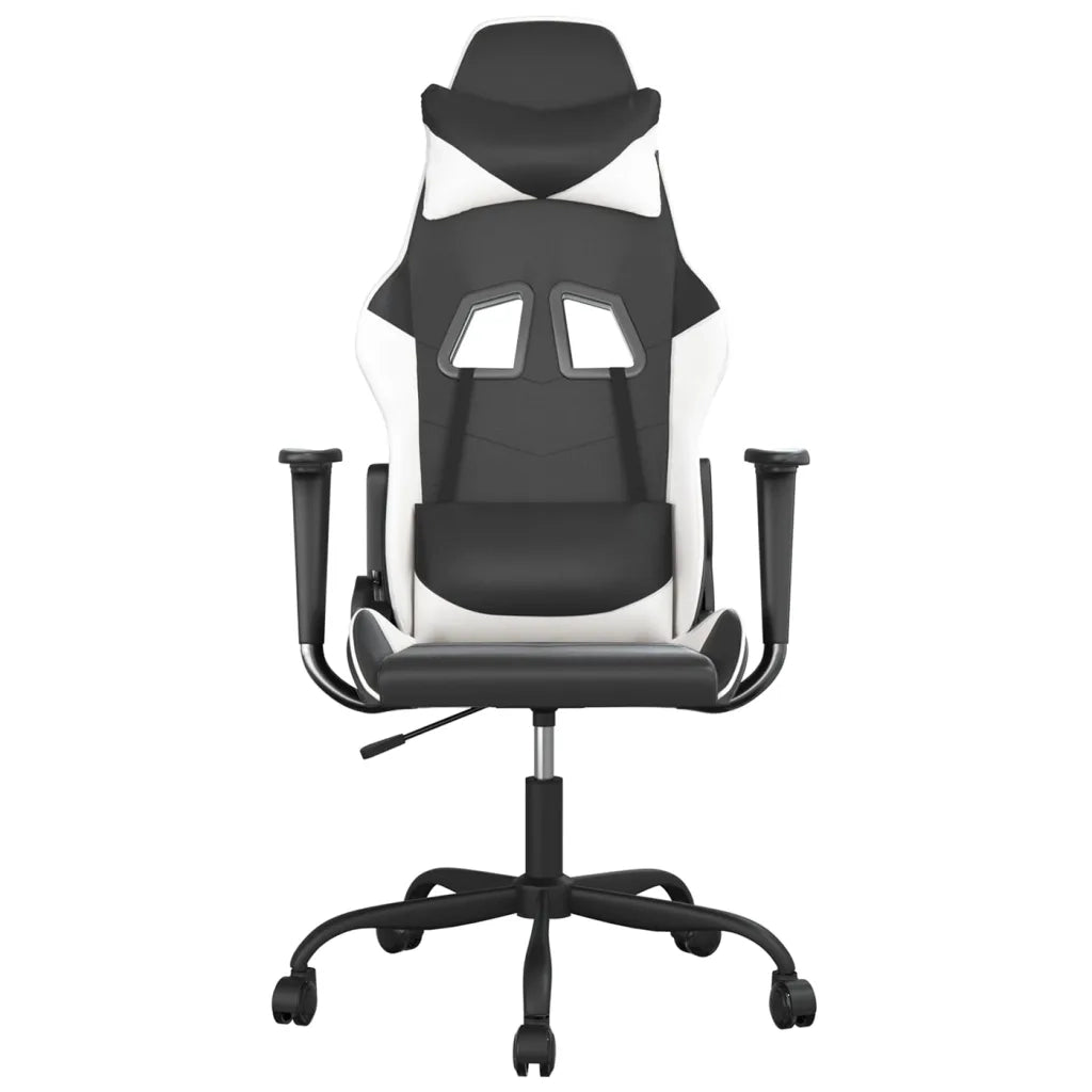 Sedia da Gaming Nero e Bianco in Similpellecod mxl 75879