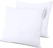 Cuscino Water-Resistente con Cinturino - (Set da 2 | 80 x 80 cm) - Tessuto di Jersey in Poliester per Protezione Cuscino