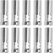 Fitting per candela E14 - Copricandela in metallo cromato - Adatto per chandelier e illuminazione DIY - 10 pezzi - Sostenibile e stile contemporaneo - Perfetto per illuminazione di interni