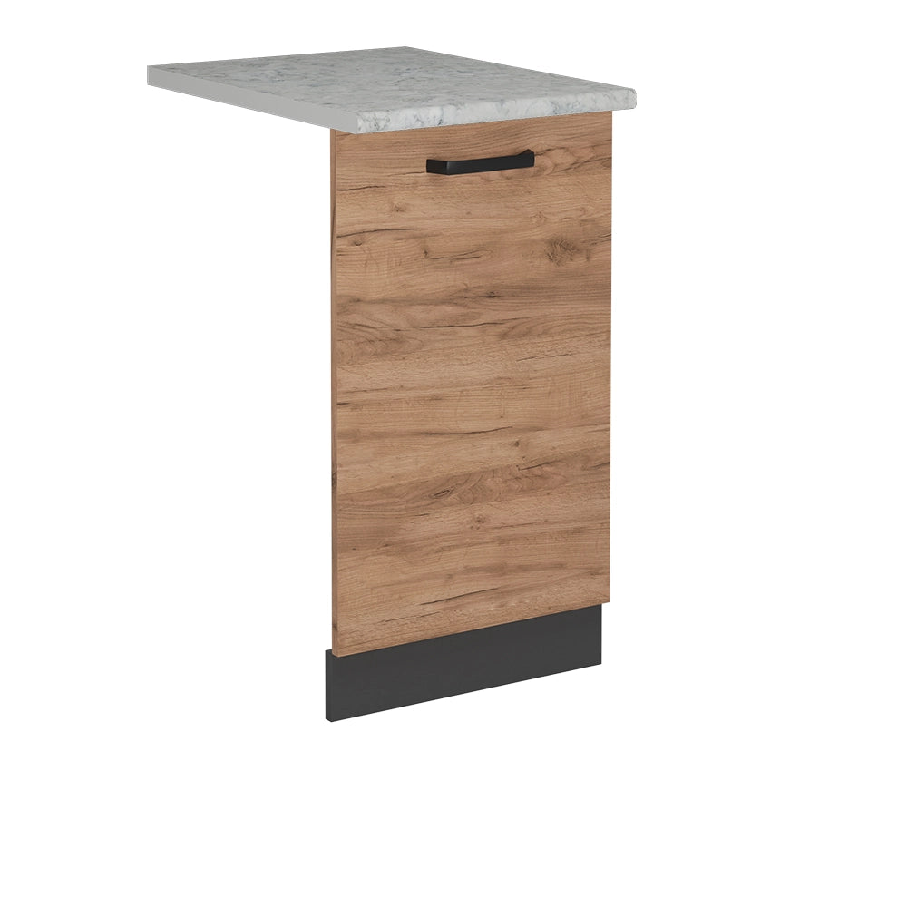 Pannello frontale R-Line Rovere dorato/Antracite 45 cm, PL Marmo Vicco