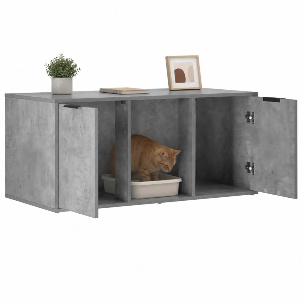 Mobile per gatti Grigio Cemento 100 x 49 x 45 cm 8014762