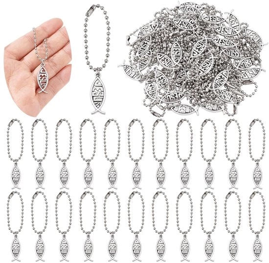 Set di 50 Chiavi in Lega - Chiave Spirituale - Ricordo - Accessorio Chiave Sostenibile - Chiavi in Lega