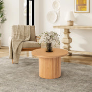 Tavolino da Caff¨¨ Rotondo Design Salotto ¨C MINIMAL ¨C Legno Massello