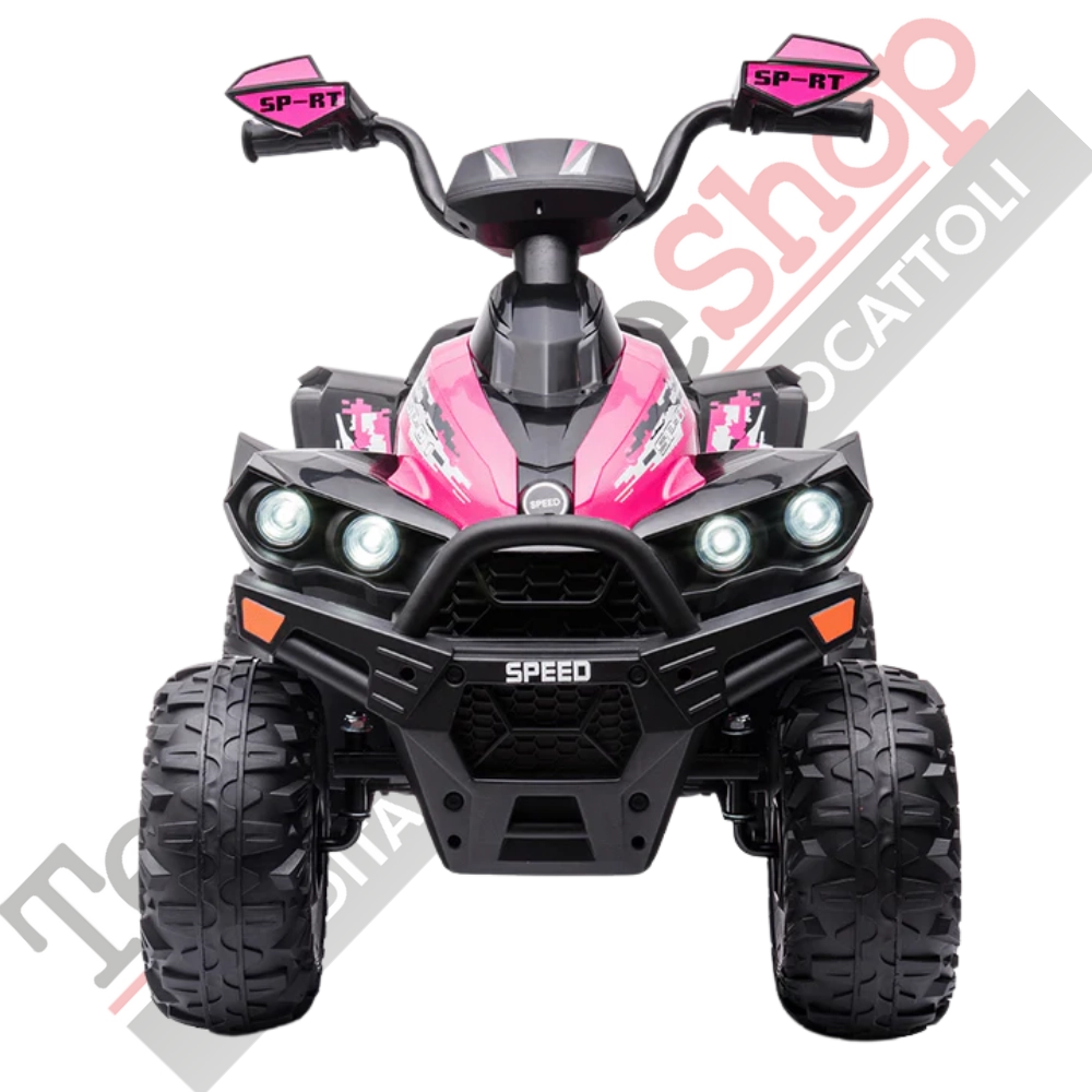 Quad Elettrico per Bambini Quad Medio Sport 12V-Rosa