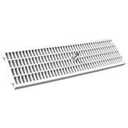 Griglia per canaletta 13x50 cm in polipropilene resistente per zone pedonali